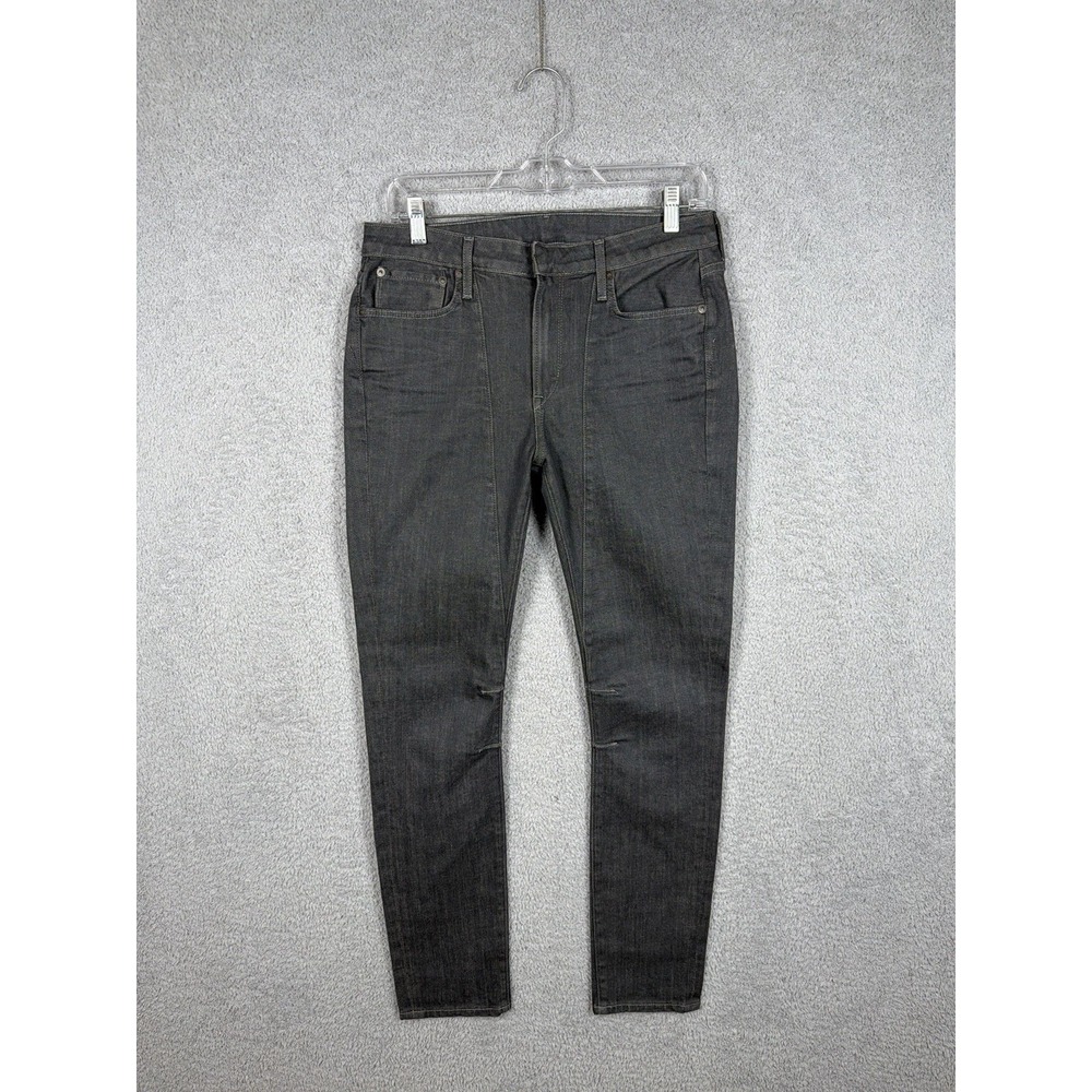 Helmut Lang Twisted Seam Skinny Jeans Women's 27 Gray‎ Stretch USA 30x29